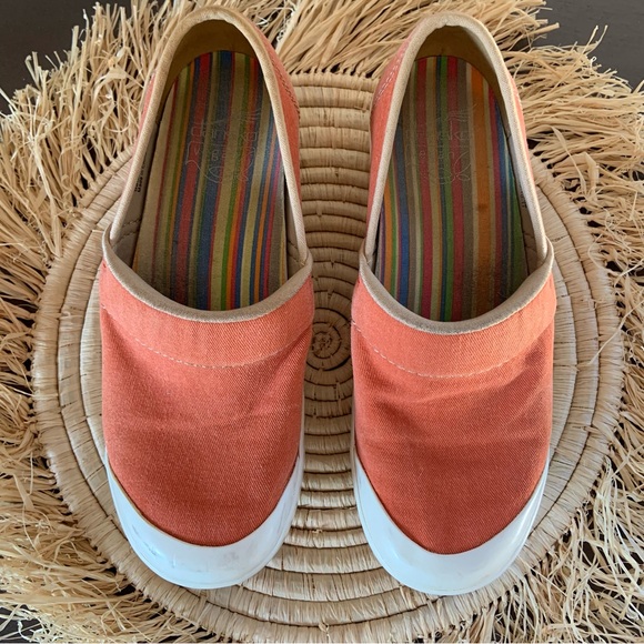 DANSKO Volley Canvas Vegan Clogs Orange 37 - Picture 2 of 14